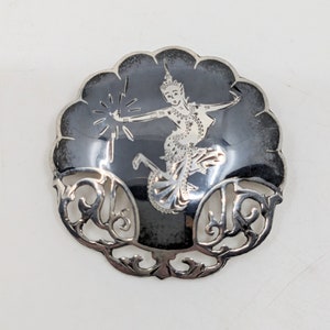 Spilla Vintage Grande Cristallo Rosso – Regalo Compleanno/Natale Stile Art Déco