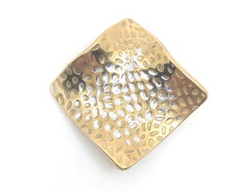 Gouden handgemaakte magnetische brochespeld, kleine moderne pin, beste vriendcadeau, lichtgewicht sjaalaccessoire, jubileumcadeau, hoedenbanddecoratie
