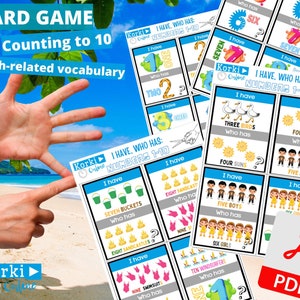 Activité de comptage, chiffres de 1 à 10, activités imprimables, école maternelle, ESL, shine on!1