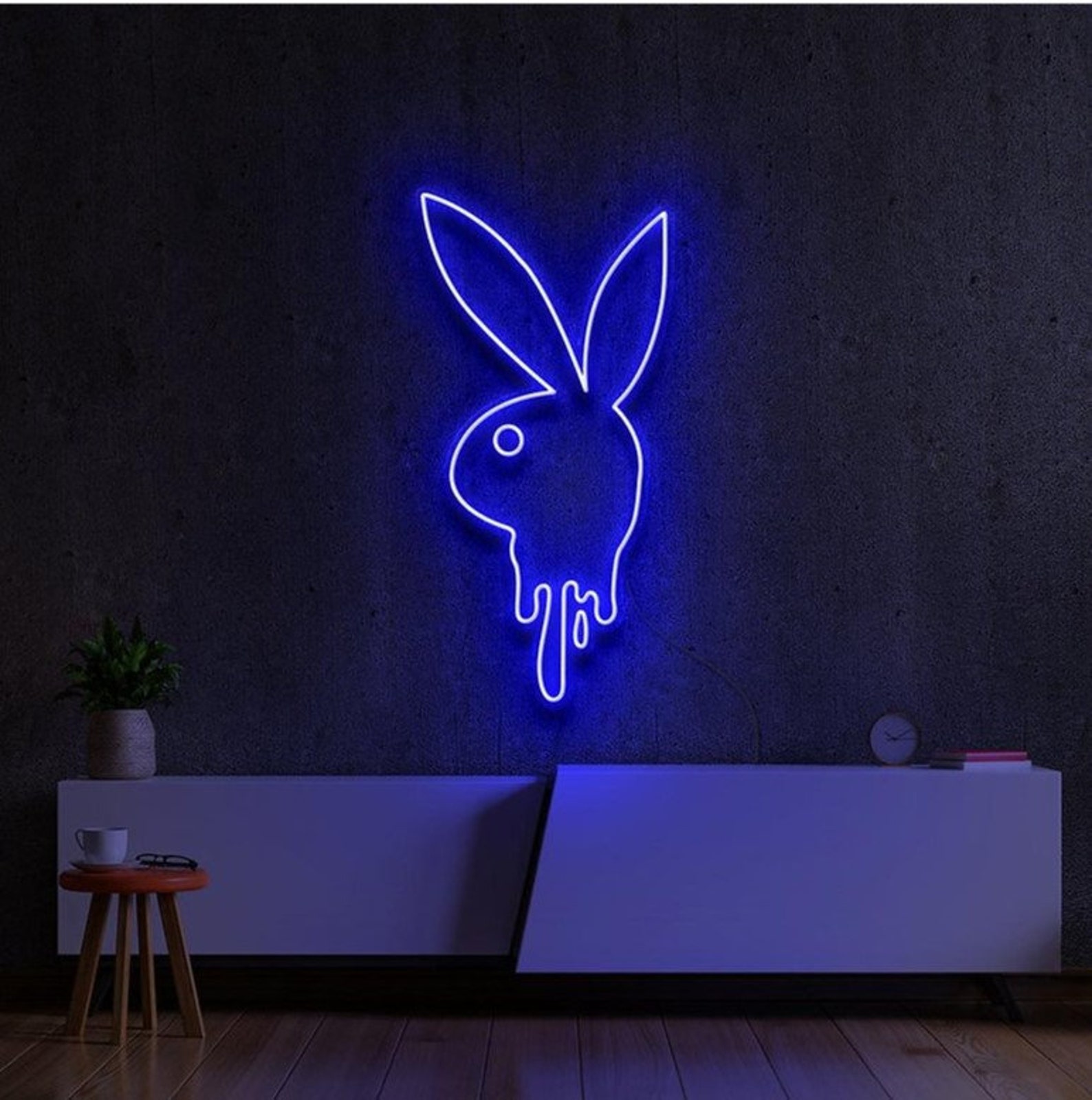 Dripping Playboy Neon Sign / Home Decor / Birthday Gift / Wall | Etsy