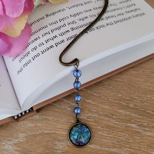 Van Gogh Metal Bookmark | Art Lover Gift | Antique Gold Filigree Hook | 5 Designs