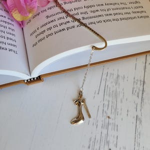 Metal Bookmarks | Shoe Lover Gift | High Heel Lover Gift | Heels and Pearls Bookmark | 6 Designs