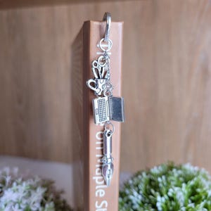 Metal Bookmarks | Writer | Author | Book Lover | Metal Hook | 7 Designs