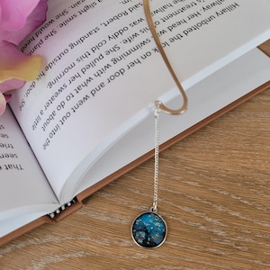 Van Gogh Metal Bookmark | Art Lover Gift | Silver Hook | 5 Designs