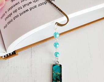 Segnalibro in metallo Van Gogh / Regalo per gli amanti dell'arte / Segnalibri con gancio in argento / 4 modelli