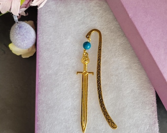 Metal Bookmarks | Sword Bookmark | Filigree Hook | Unique Fantasy Bookish Gift | 6 Options