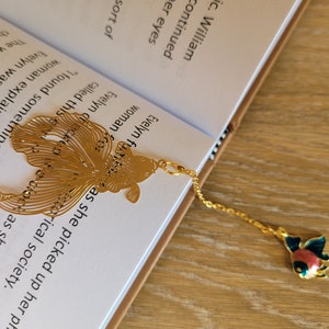 Metal Bookmarks | Koi Fish | Goldfish | Fish Charm | Lotus Flower | Unique Book Lover Gift | 7 Designs