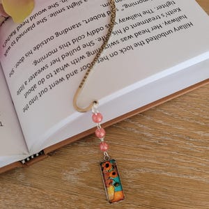 Van Gogh Metal Bookmark | Art Lover Gift | Silver Filigree Hook | 4 Designs
