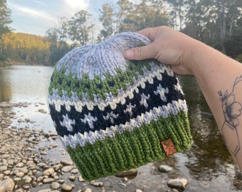 Fair Isle Beanie - Adult size