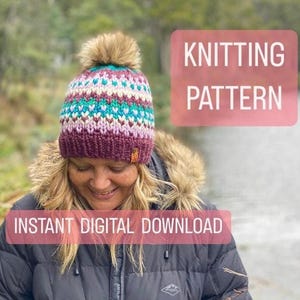 KNITTING PATTERN - Rubicon Beanie PDF