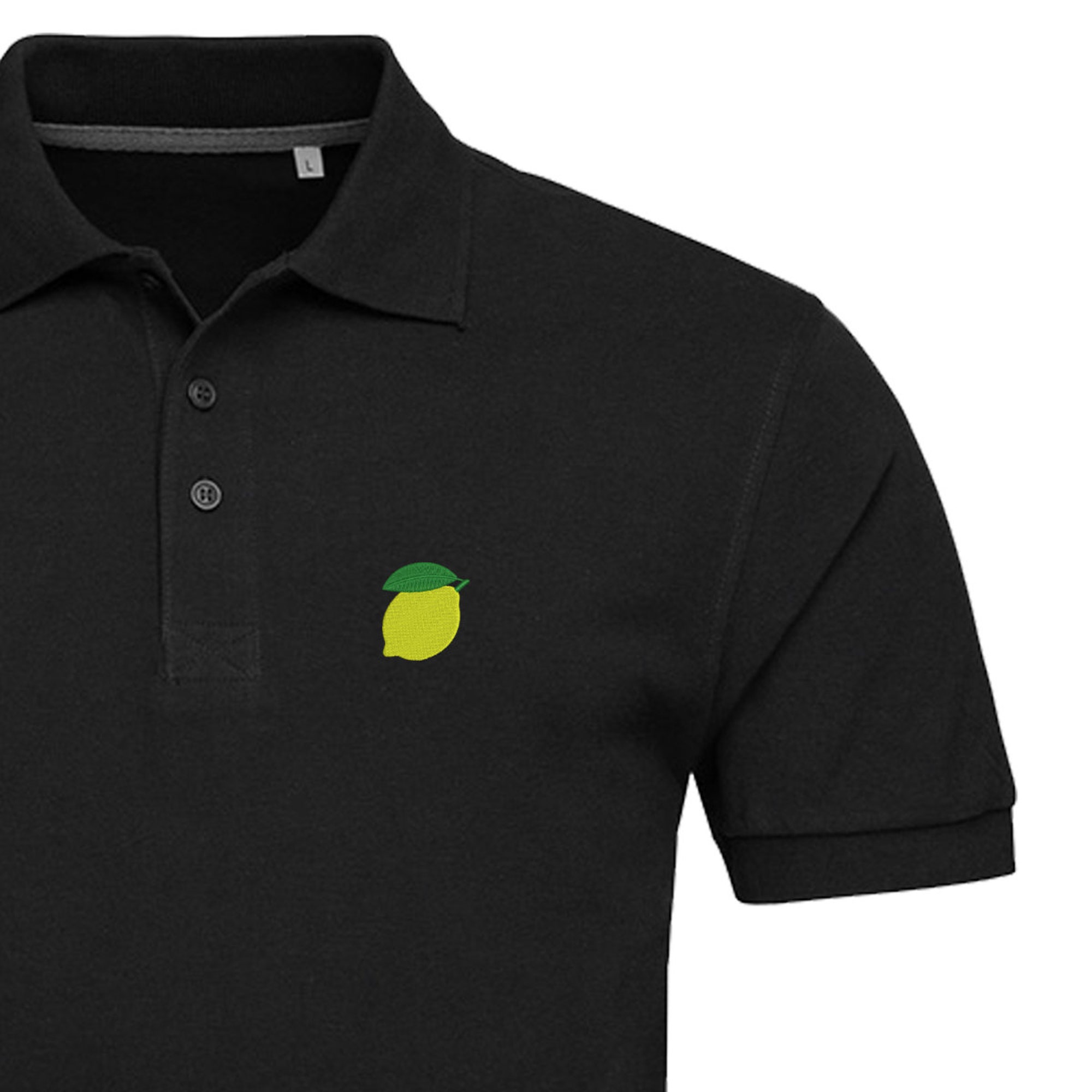 Discover Lemon Embroidered Polo Shirt For Man | Lime Poloshirt