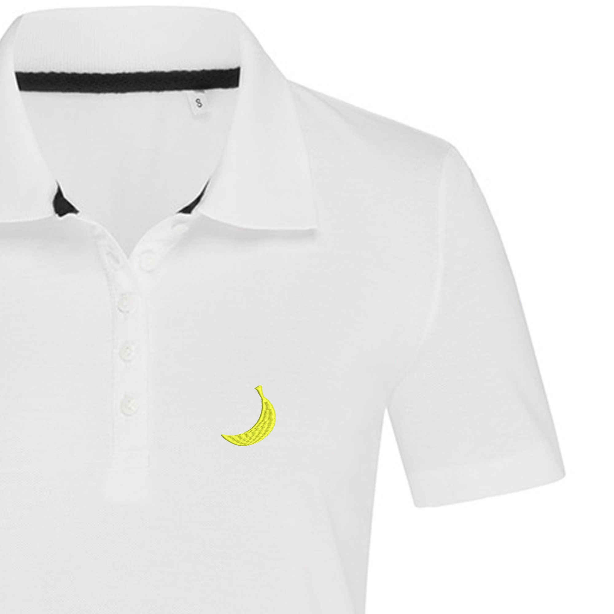 Discover Banana Embroidered Polo Shirt For Ladies | Poloshirt