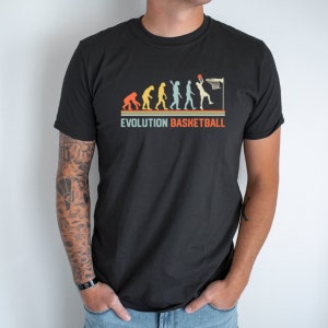 Camiseta / camiseta unisex Basketball Evolution, camiseta DTG