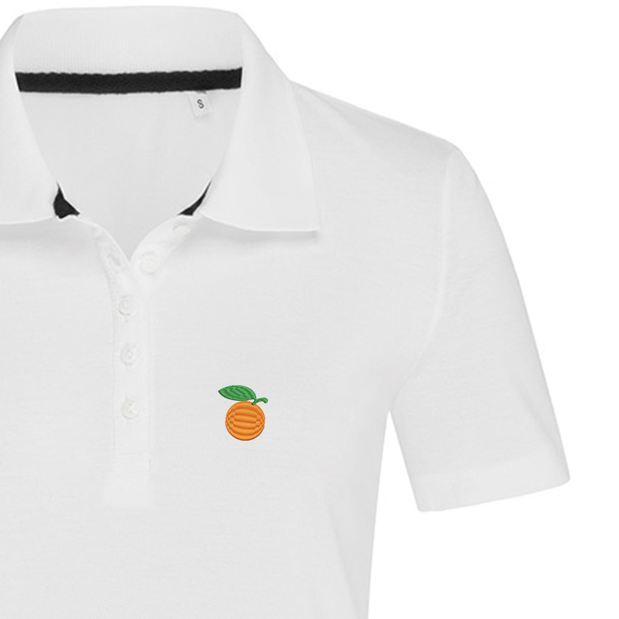 Discover Mandarin Embroidered Polo Shirt For Ladies | Tangerine Poloshirt