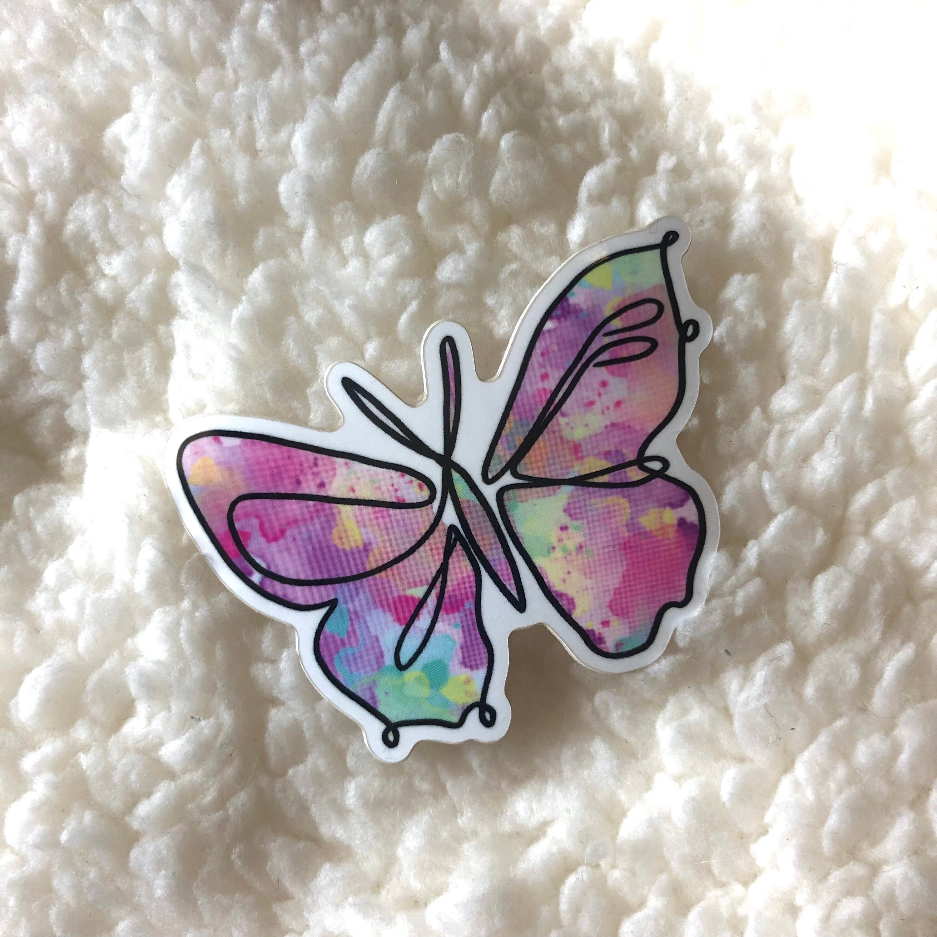 Butterfly Sticker Multicolor