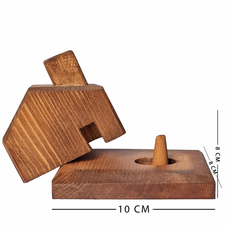 Cabin Incense Holder Cone Incense Burner Incense Cone Etsy