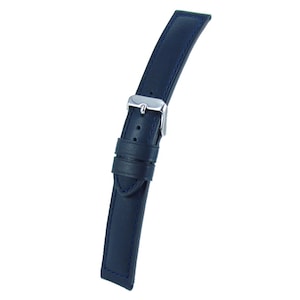 Marineblaues Uhrenarmband aus Rindsleder