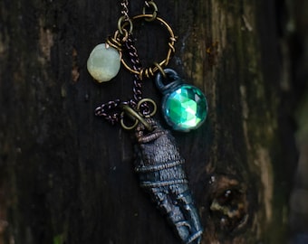 Scavenged from the Sea mermaid lariat charm necklace | Siren: Summer '23