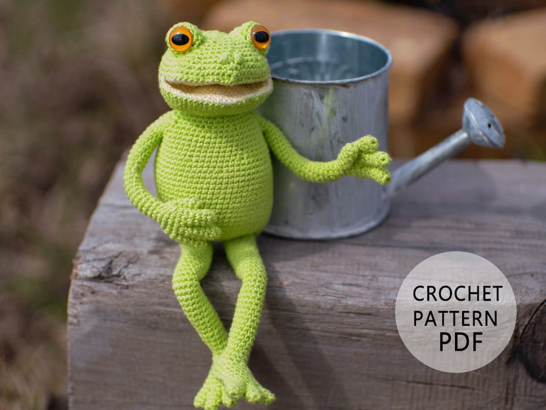 Frog Crochet Pattern Toad Amigurumi Pattern