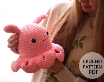 Dumbo octopus Crochet pattern