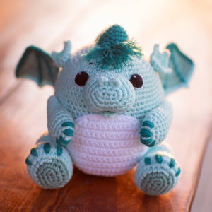 Crochet dragon pattern Amigurumi baby dragon image 5