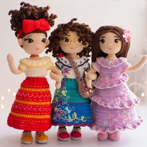 Crochet pattern Mirabel doll English Español image 3