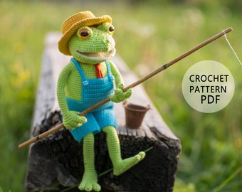 Frog outfit Crochet pattern