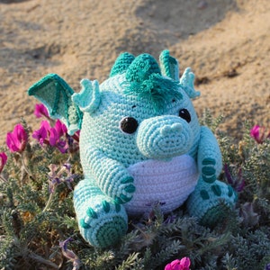 Crochet dragon pattern Amigurumi baby dragon image 2