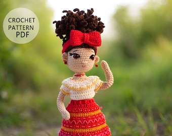 Crochet pattern Dolores doll