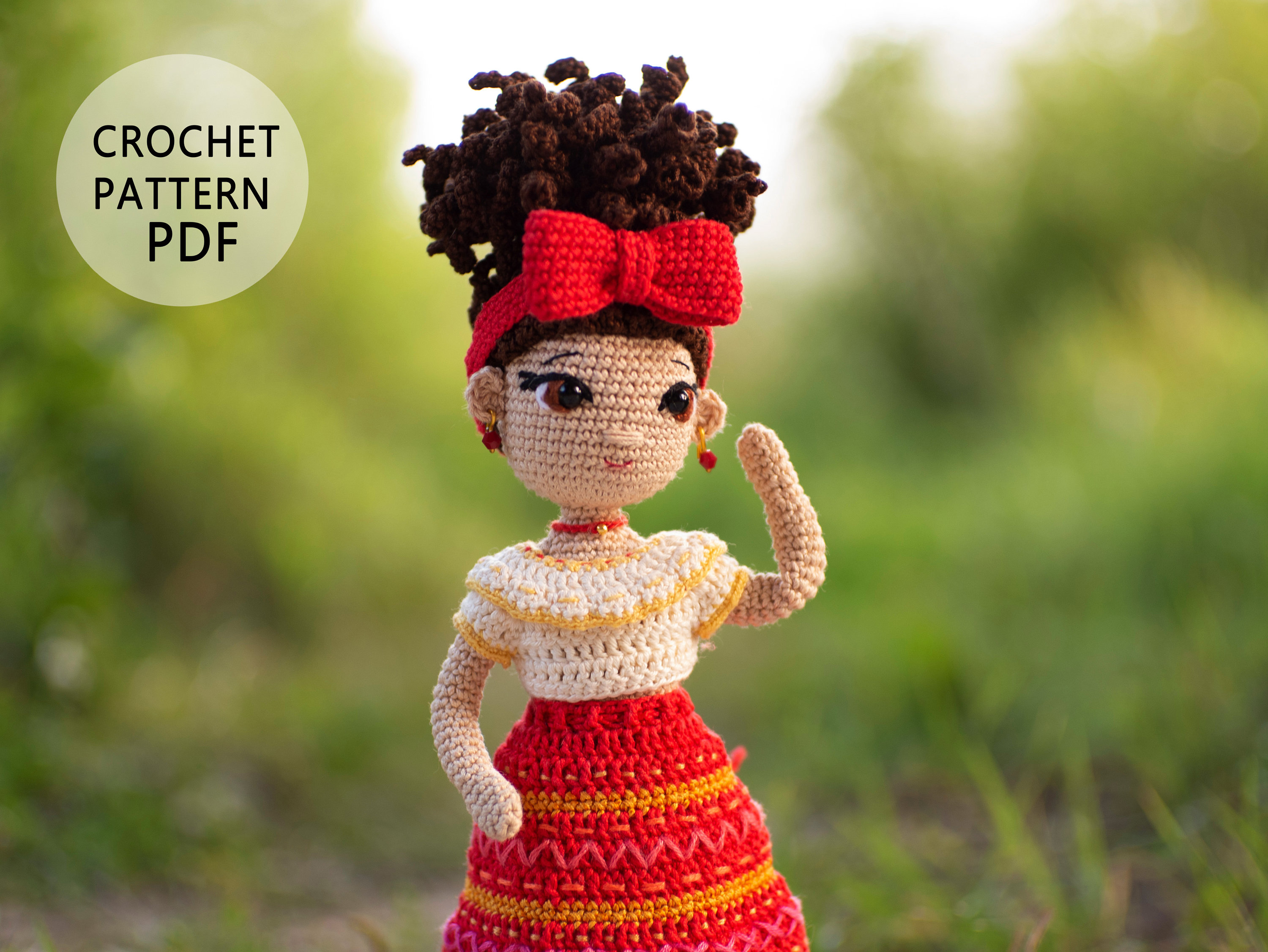 Crochet pattern Dolores doll