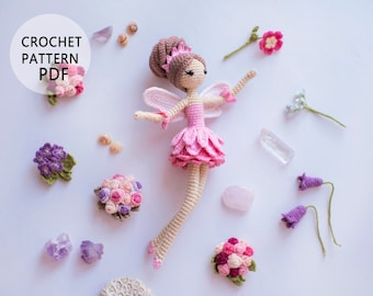 Lotus fairy Doll crochet pattern