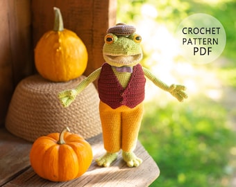 Frog country outfit Сrochet pattern