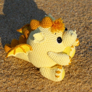 Crochet dragon pattern Amigurumi baby dragon image 8