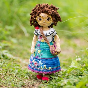 Crochet pattern Mirabel doll English Español image 6