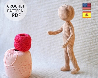 Base doll Crochet pattern English Español