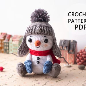 Snowman crochet pattern