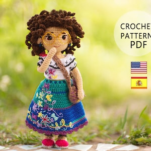 Crochet pattern Mirabel doll English Español
