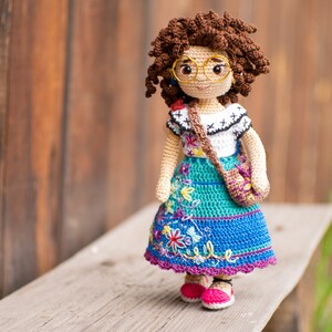 Crochet pattern Mirabel doll English Español image 8