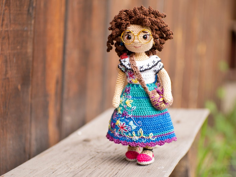 Crochet pattern Mirabel doll English Español image 8