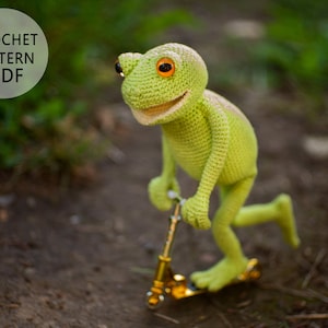 Frog crochet pattern Toad amigurumi pattern