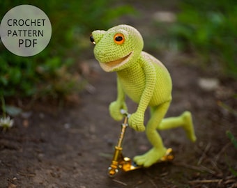 Frog crochet pattern Toad amigurumi pattern