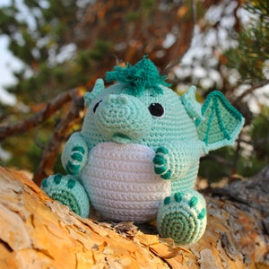 Crochet dragon pattern Amigurumi baby dragon image 9
