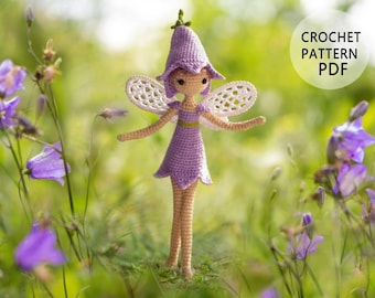Bluebell fairy doll Crochet pattern