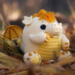 Crochet dragon pattern Amigurumi baby dragon image 7