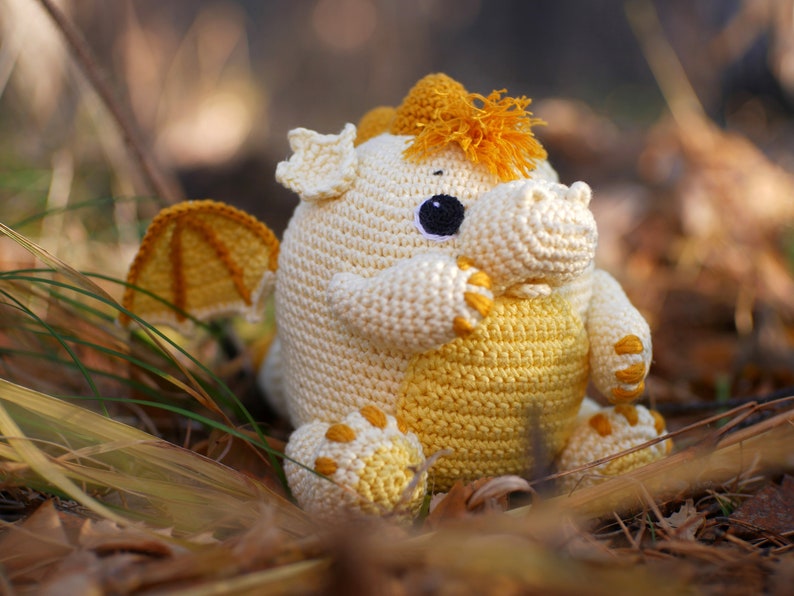 Crochet dragon pattern Amigurumi baby dragon image 7