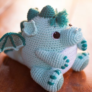 Crochet dragon pattern Amigurumi baby dragon image 4