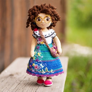 Crochet pattern Mirabel doll English Español image 2