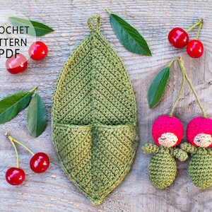 Crochet pattern Cherry babies Fairy amigurumi
