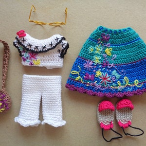 Crochet pattern Mirabel doll English Español image 9