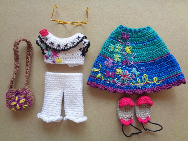 Crochet pattern Mirabel doll English Español image 9